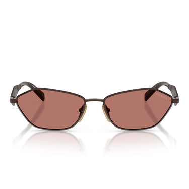 Prada Occhiali da Sole PRD50S 22J80W Cigar Satinato/Bordeaux Donna