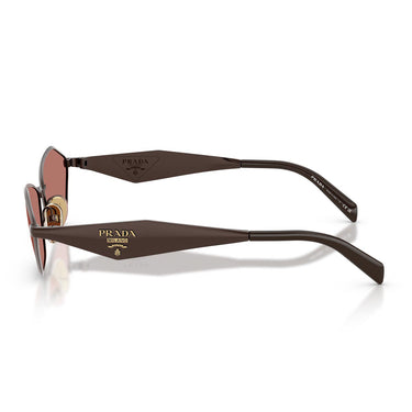 Prada Occhiali da Sole PRD50S 22J80W Cigar Satinato/Bordeaux Donna 2