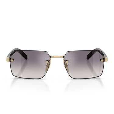 Prada Occhiali da Sole PRD55S ZVN60W Oro Pallido/Blu Specchiato Argento Uomo
