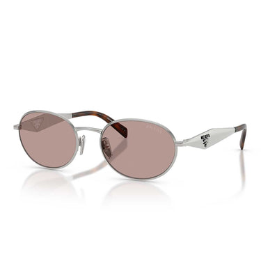 Prada Occhiali da Sole PRD57S 1BC20I Argento/Viola Chiaro Marrone Donna 2