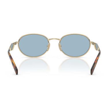 Prada Occhiali da Sole PRD57S ZVN40Q Oro Pallido/Azzurro Donna 4