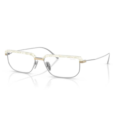 Prada Occhiali da Sole PRD64S 29P10W Madreperla/Trasparente con Filtro Luce Blu Uomo 2