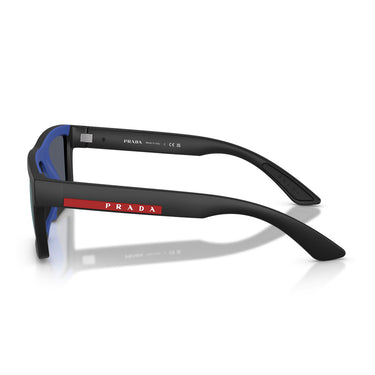 Prada Sonnenbrille PSA07S 1BO05U Linea Rossa Schwarz/Blau Unisex 3