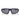 Prada Occhiali da Sole PSB03S 1BO10J Linea Rossa Nero Opaco/Blu Scuro Specchiato Viola Uomo