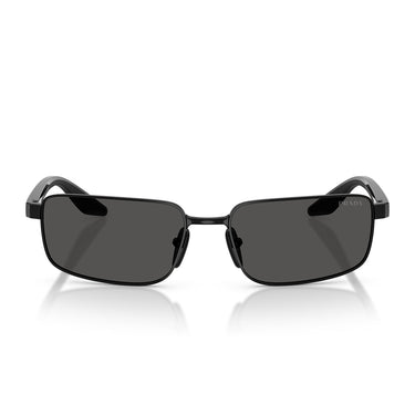 Prada Occhiali da Sole PSB54S 1AB08Z Linea Rossa Nero Grigio Scuro Uomo