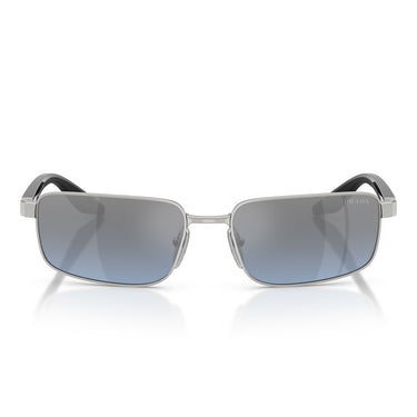 Prada Occhiali da Sole PSB54S 1BC11A Linea Rossa Argento Blu Specchiato Argento Uomo