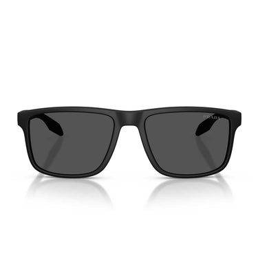 Prada Occhiali da Sole PSC01S 12P08Z Linea Rossa Nero Opaco/Grigio Scuro Uomo