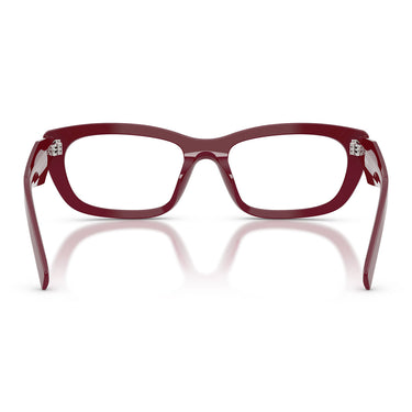 Prada Occhiali da Vista PRD09V 23L1O1 Marrone Marsala/Trasparente Donna 3