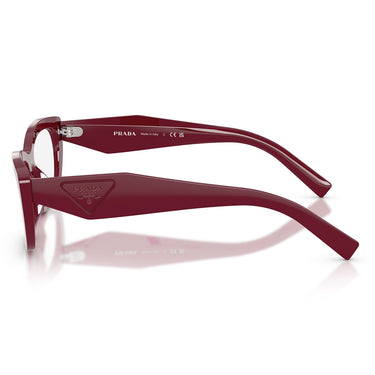 Prada Occhiali da Vista PRD09V 23L1O1 Marrone Marsala/Trasparente Donna 2