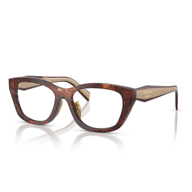 Prada Occhiali da Vista PRD11VD 00K1O1 Marrone Caramello/Trasparente Donna 1