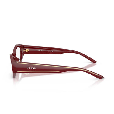 Prada Occhiali da Vista PRD19VU 23L1O1 Marsala/Trasparente Donna 3
