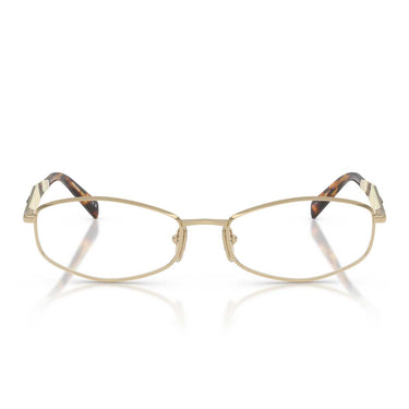 Prada Occhiali da Vista PRD58V ZVN1O1 Oro Pallido/Trasparente Donna