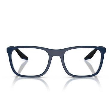 Prada Occhiali da Vista PS06TV 21V1O1 Linea Rossa Blu Opaco/Trasparente Uomo