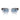 Ray-Ban Occhiali da Sole RB0298S 13553F Mega Hawkeye Grigio/Azzurro Unisex