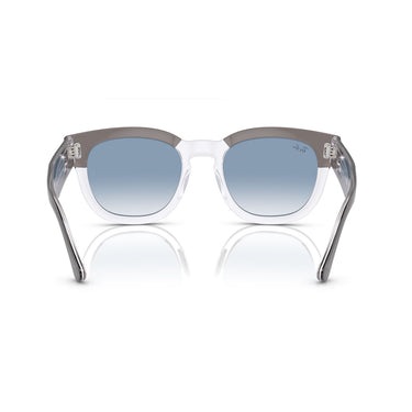 Ray-Ban Occhiali da Sole RB0298S 13553F Mega Hawkeye Grigio/Azzurro Unisex
