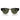 Ray-Ban Occhiali da Sole RB0316S 901/31 Mega Clubmaster Nero/Verde Unisex