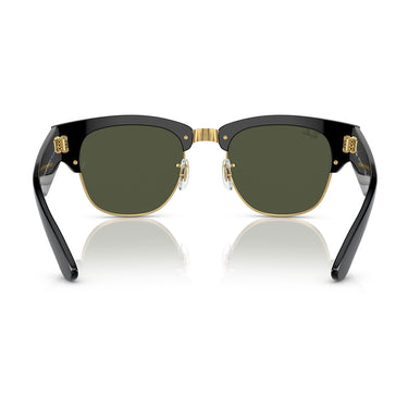 Ray-Ban Occhiali da Sole RB0316S 901/31 Mega Clubmaster Nero/Verde Unisex 4