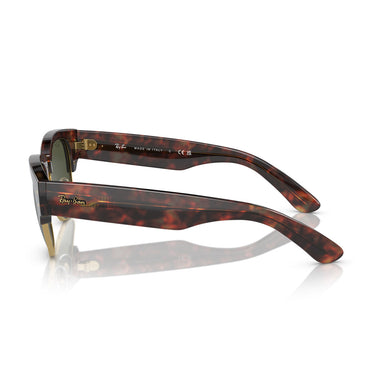 Ray-Ban Occhiali da Sole RB0316S 990/31 Mega Clubmaster Havana/Verde Unisex 3
