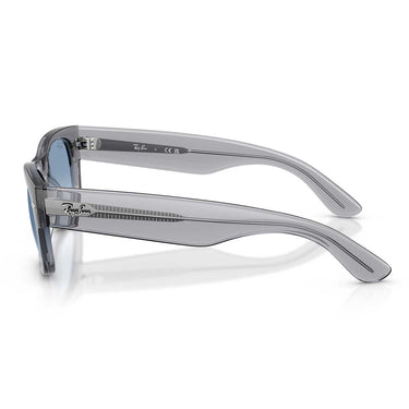 Ray-Ban Occhiali da Sole RB0832S 68463F Mega Wayfarer II Grigio/Trasparente Sfumato Blu Unisex 2