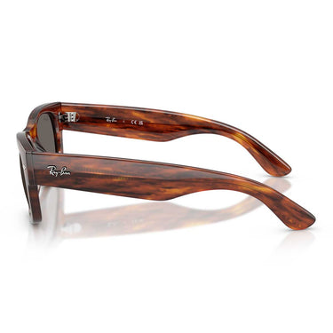 Ray-Ban Occhiali da Sole RB0832S 954/B1 Mega Wayfarer II Marrone Striato/Grigio Scuro Unisex 2