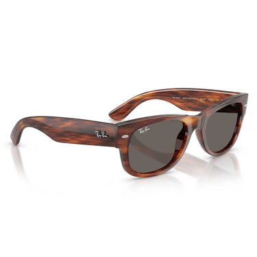 Ray-Ban Occhiali da Sole RB0832S 954/B1 Mega Wayfarer II Marrone Striato/Grigio Scuro Unisex 4