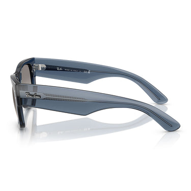Ray-Ban Occhiali da Sole RB0840S 684532 Mega Wayfarer Blu Scuro Trasparente Grigio Sfumato Unisex 3