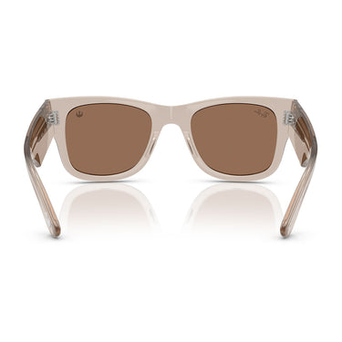 Ray-Ban Occhiali da Sole RB0840S 68701A Mega Wayfarer X Star Wars Marrone Chiaro Trasparente/Viola Chiaro Unisex 4