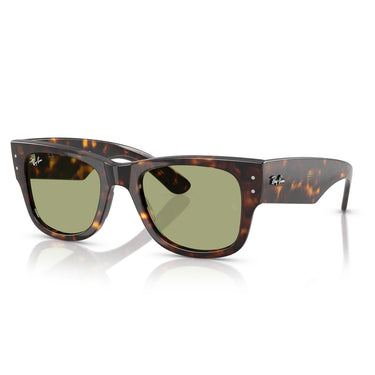 Ray-Ban Occhiali da Sole RB0840S 902/4E Mega Wayfarer Marrone/Verde Unisex