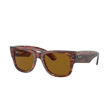Ray-Ban Occhiali da Sole RB0840S 954/33 Mega Wayfarer Marrone/Marrone Unisex