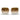 Ray-Ban Occhiali da Sole RB1971 914751 Square Oro/Marrone Sfumato Unisex