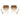 Ray-Ban Lunettes de Soleil RB1971 920251 Carré Or Rose/Marron Dégradé Transparent Unisexe 4