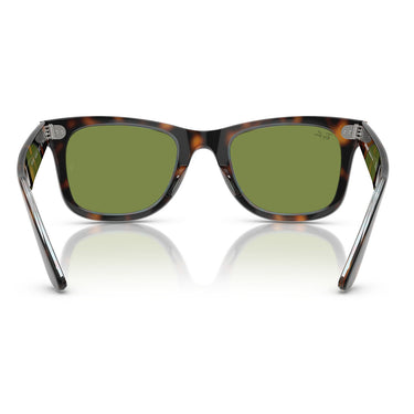 Ray-Ban Sunglasses RB2140 14134E Wayfarer Dark Brown/Green Unisex 3