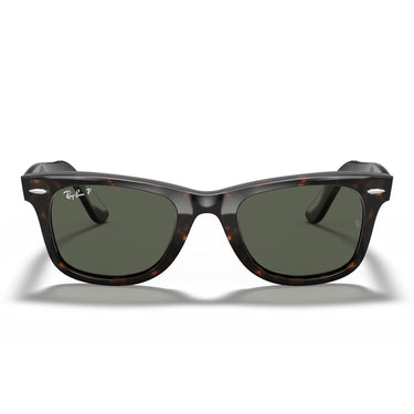 Ray-Ban Gafas de Sol RB2140 902/58 Wayfarer Havana/Verde Unisex Polarizadas