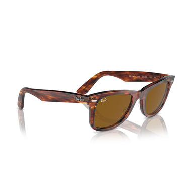 Ray-Ban Occhiali da Sole RB2140 954 Wayfarer Marrone/Marrone Unisex