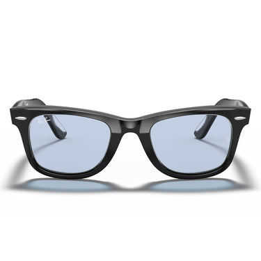 Ray-Ban Sunglasses RB2140F 901/64 Wayfarer Black/Blue Gray Unisex