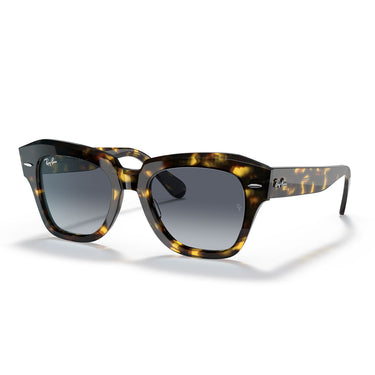 Ray-Ban Occhiali da Sole RB2186 133286 State Street Marrone/Blu Sfumato Unisex