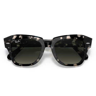 Ray-Ban Occhiali da Sole RB2186 133371 State Street Havana-Grigio Sfumato Unisex 5