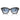 Ray-Ban Sonnenbrille RB2186 14043F State Street Gestreift Grau/Transparent Blau Unisex