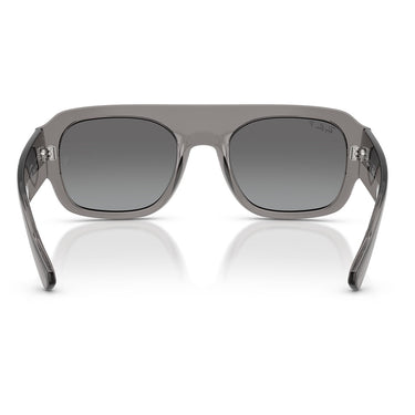 Ray-Ban Sunglasses RB2218 668482 Transparent Gray/Gray Mirrored Unisex Polarized 3