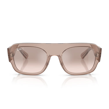 Ray-Ban Sunglasses RB2218 67278Z Light Brown Transparent Brown Silver Mirrored Unisex