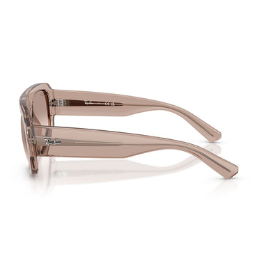 Ray-Ban Okulary Przeciwsłoneczne RB2218 67278Z Jasnobrązowy Przezroczysty Brązowy Srebrne Lustro Unisex 3