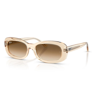 Ray-Ban Occhiali da Sole RB2221 690251 Nude Trasparente/Trasparente Sfumato Marrone Donna