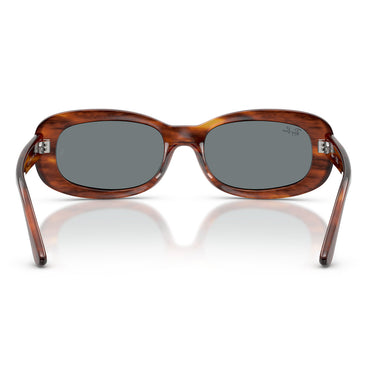 Ray-Ban Occhiali da Sole RB2221 954/62 Marrone Striato/Blu Donna 3