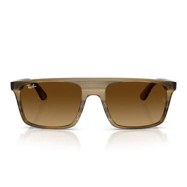 Ray-Ban Occhiali da Sole RB2222 143985 Striato Verde/Marrone Sfumato Unisex