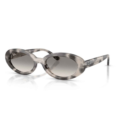 Ray-Ban Occhiali da Sole RB2223 144832 Marrone Grigio Opalino/Trasparente Sfumato Grigio Donna 1