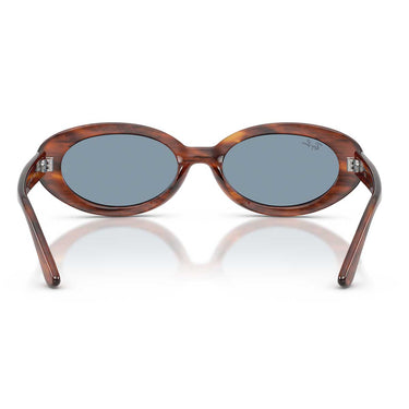 Ray-Ban Occhiali da Sole RB2223 954/56 Marrone Striato/Blu Donna 3