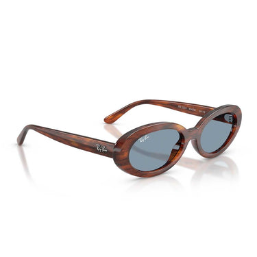Ray-Ban Occhiali da Sole RB2223 954/56 Marrone Striato/Blu Donna 4