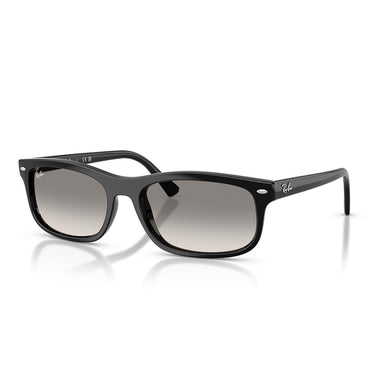 Ray-Ban Occhiali da Sole RB2224 901/32 Nero/Trasparente Sfumato Grigio Unisex 1