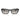 Ray-Ban Occhiali da Sole RB2224 901/32 Nero/Trasparente Sfumato Grigio Unisex