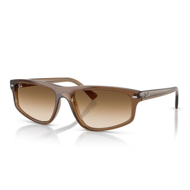 Ray-Ban Occhiali da Sole RB2225 664051 Marrone Chiaro Trasparente/Trasparente Sfumato Marrone Unisex 1